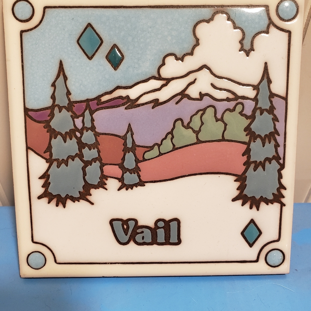 Vail ceramic trivet
